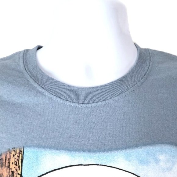 Gildan Blue Short Sleeve So Old Squirrel Missing Nuts Graphic T-Shirt Mens Large - Picture 5 of 9